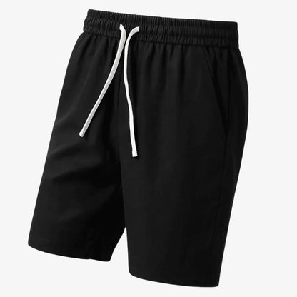 Bermuda Masculina de Linho Preta Soffisticata