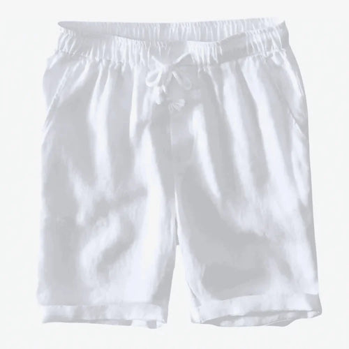 Bermuda de Linho Masculina Branca Soffisticata