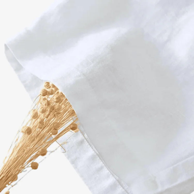 Bermuda de Linho Masculina Branca Soffisticata