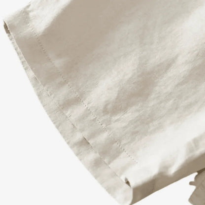 Bermuda de Linho Masculina Cáqui