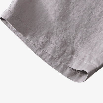 Bermuda de Linho Masculina Cinza Soffisticata