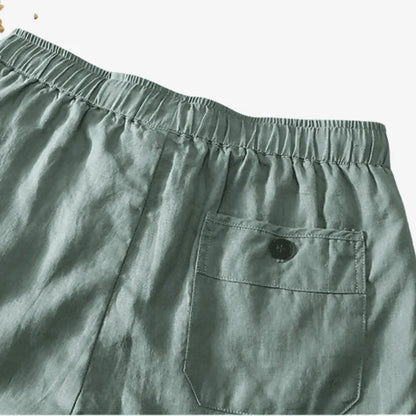 Bermuda de Linho Masculina Verde