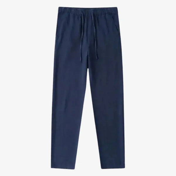 Calça de Linho Masculina Azul Marinho Soffisticata
