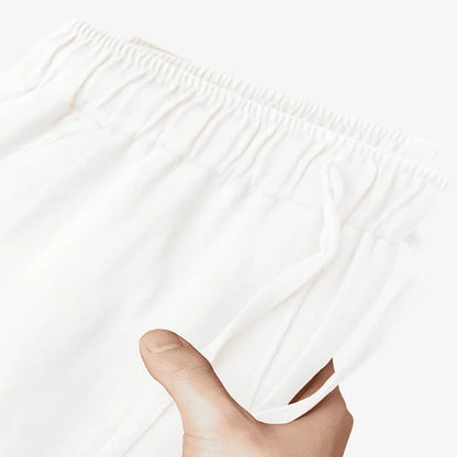 Calça de Linho Masculina Branca Soffisticata