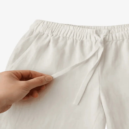 Calça de Linho Masculina Branca Soffisticata