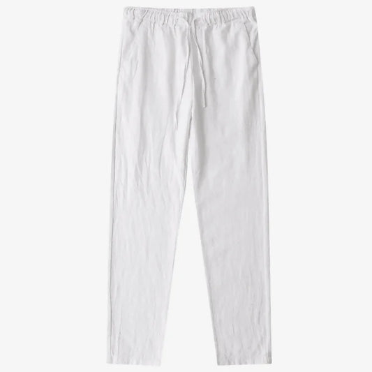 Calça de Linho Masculina Branca Soffisticata