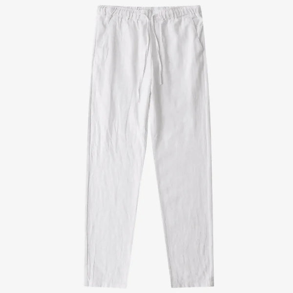 Calça de Linho Masculina Branca Soffisticata