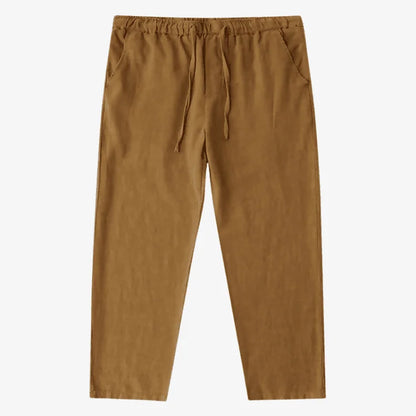 Calça de Linho Masculina Café Soffisticata