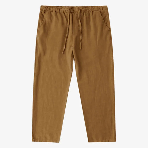 Calça de Linho Masculina Café Soffisticata