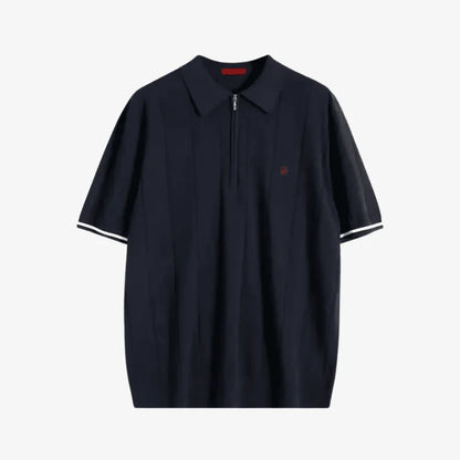 Camiseta Polo Masculina Azul Marinho Soffisticata