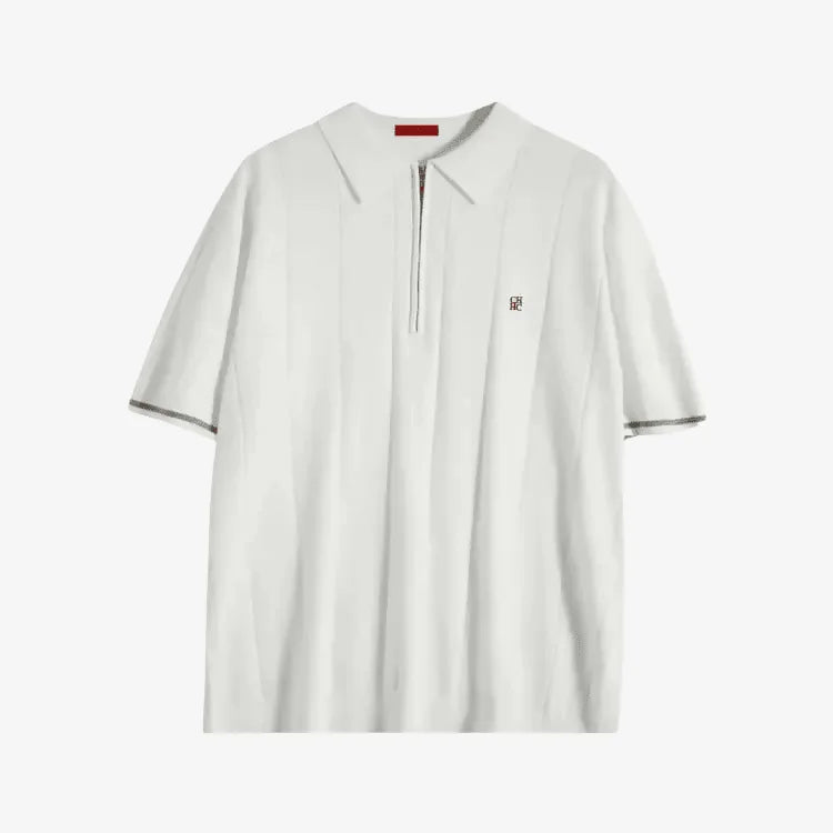 Camiseta Polo Masculina Branca Soffisticata