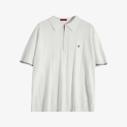 Camiseta Polo Masculina Branca Soffisticata