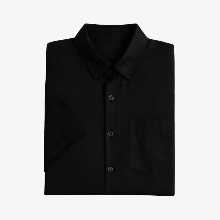 Camiseta de Linho Masculino Preta Soffisticata