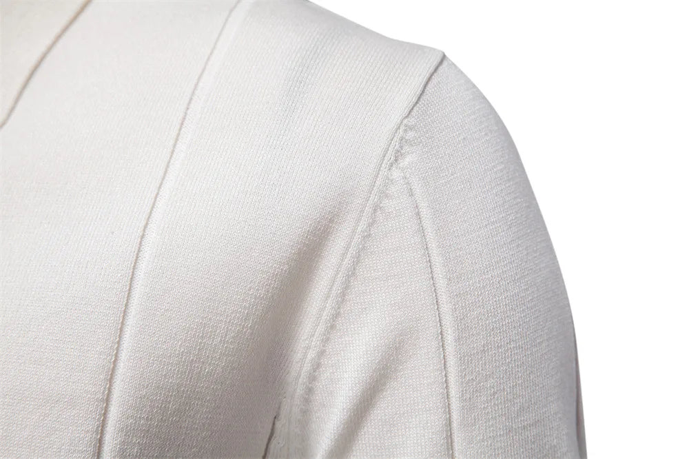 Camiseta Polo Masculina de Malha Branca