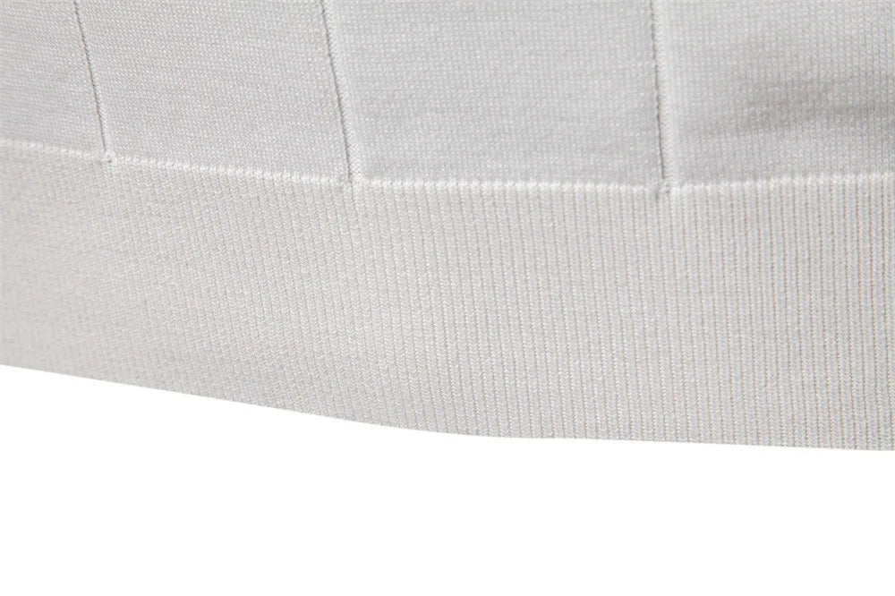 Camiseta Polo Masculina de Malha Branca