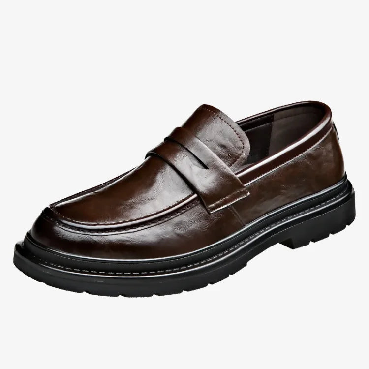 Sapato Loafer Masculino Marrom Soffisticata Penny Vintage