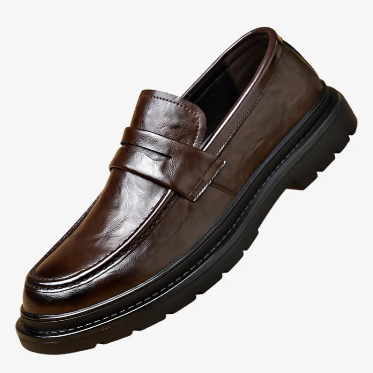 Sapato Loafer Masculino Marrom Soffisticata Penny Vintage