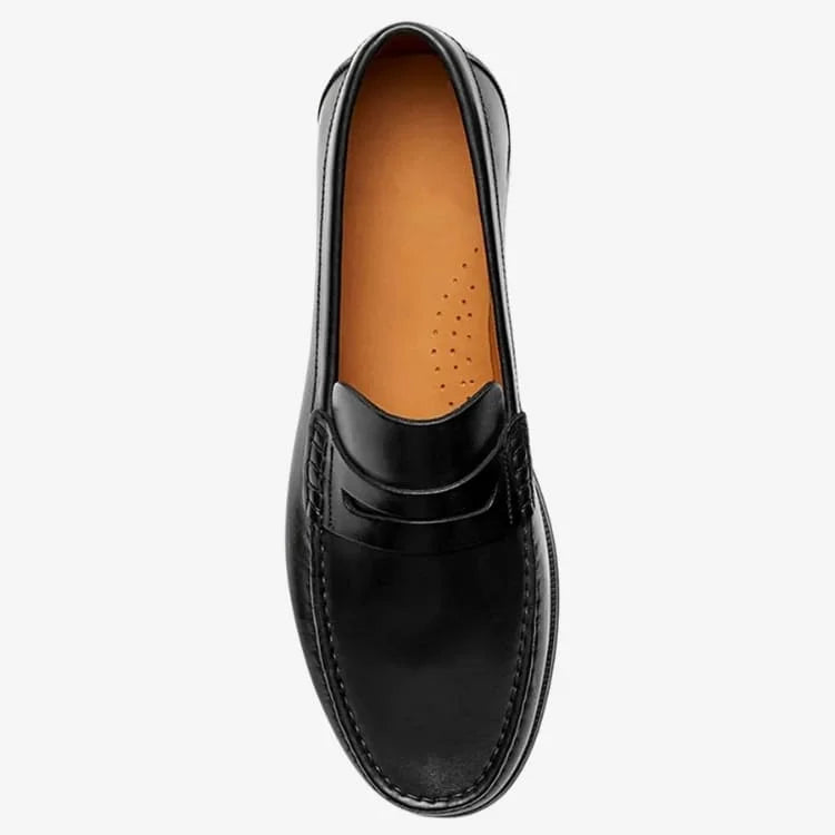 Sapato Loafer Masculino Preto Soffisticata Penny vista de cima 