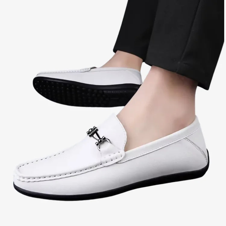Sapato Mocassim Masculino Soffisticata Lerici Branco