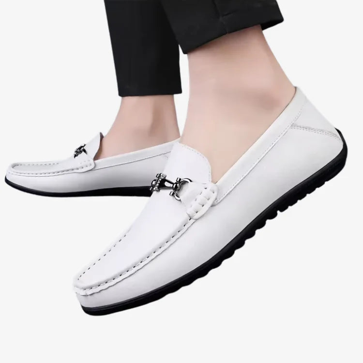 Sapato Mocassim Masculino Soffisticata Lerici Branco