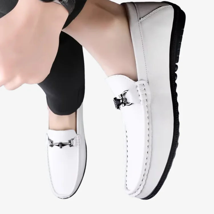 Sapato Mocassim Masculino Soffisticata Lerici Branco