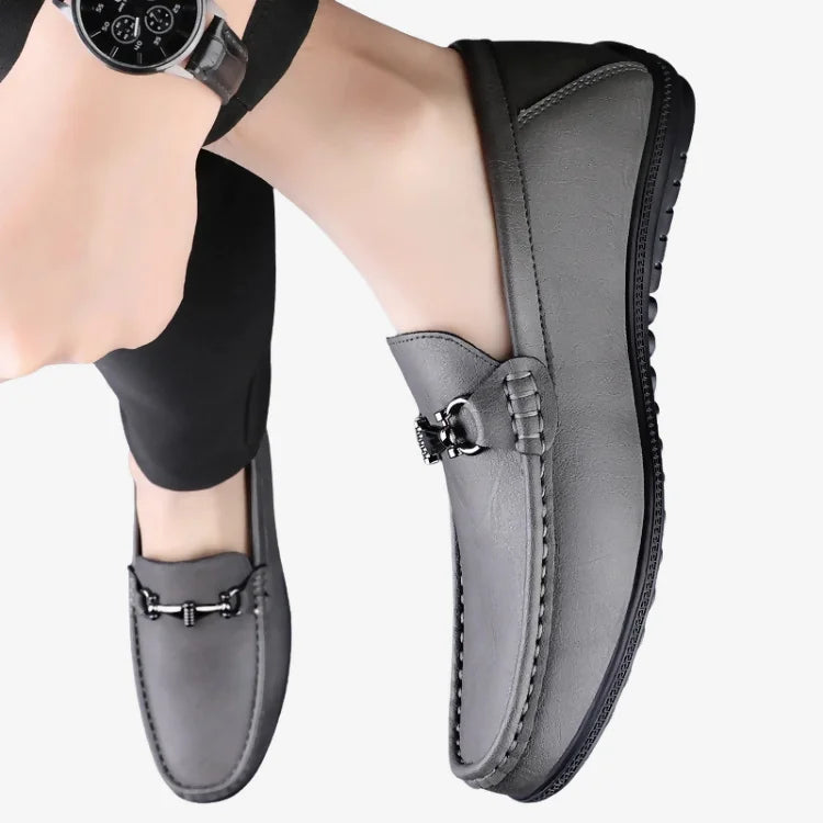 Sapato Mocassim Masculino Soffisticata Lerici Cinza