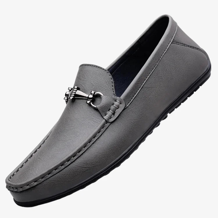 Sapato Mocassim Masculino Soffisticata Lerici Cinza