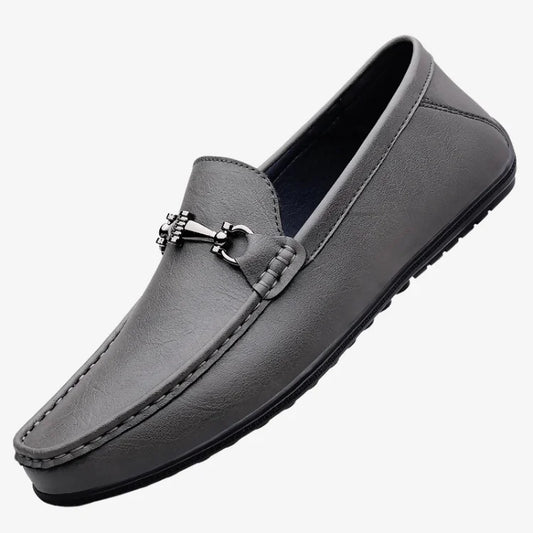 Sapato Mocassim Masculino Soffisticata Lerici Cinza