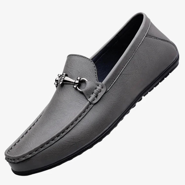 Sapato Mocassim Masculino Soffisticata Lerici Cinza