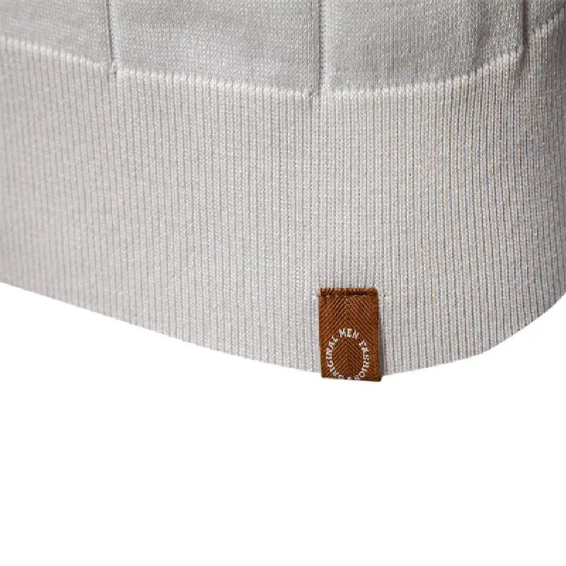 Camiseta Polo Masculina de Malha Branca