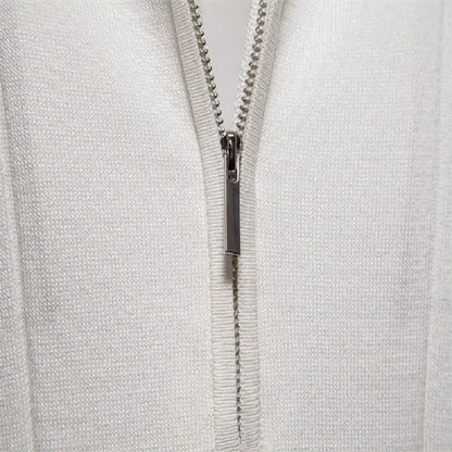 Camiseta Polo Masculina de Malha Branca