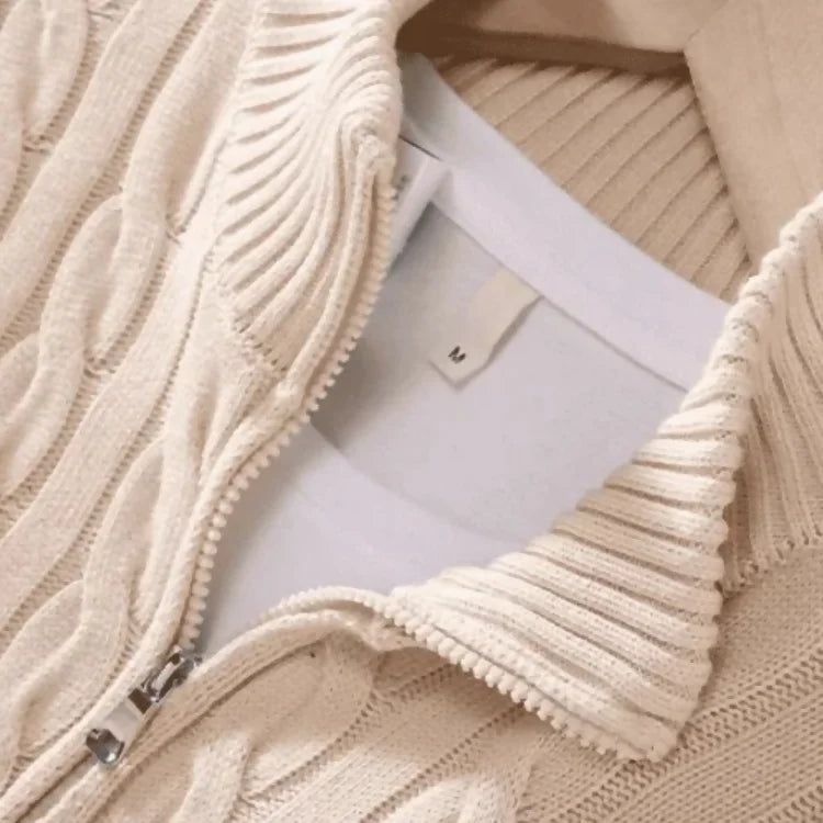 Suéter Masculino de Lã Bege Soffisticata