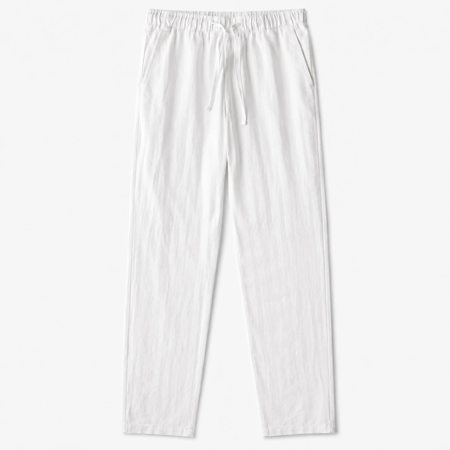 Calça de Linho Masculina Branca Soffisticata