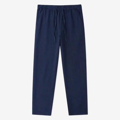 Calça de Linho Masculina Azul Marinho Soffisticata