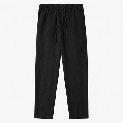 Calça de Linho Masculina Preta Soffisticata