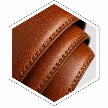 Cinto Masculino de Couro Marrom Amarelado | Soffisticata Belluno