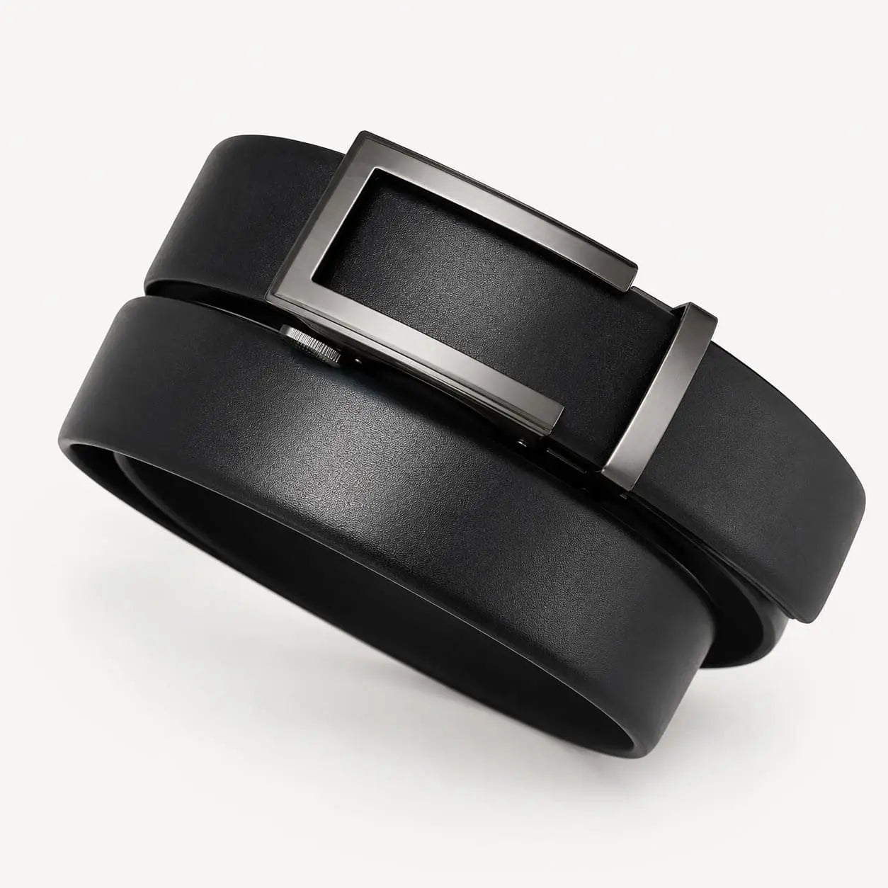 Cinto Masculino de Couro Fivela Prata | Soffisticata Salerno