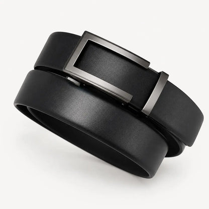 Cinto Masculino de Couro Fivela Prata | Soffisticata Salerno