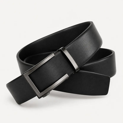 Cinto Masculino de Couro Fivela Prata | Soffisticata Salerno