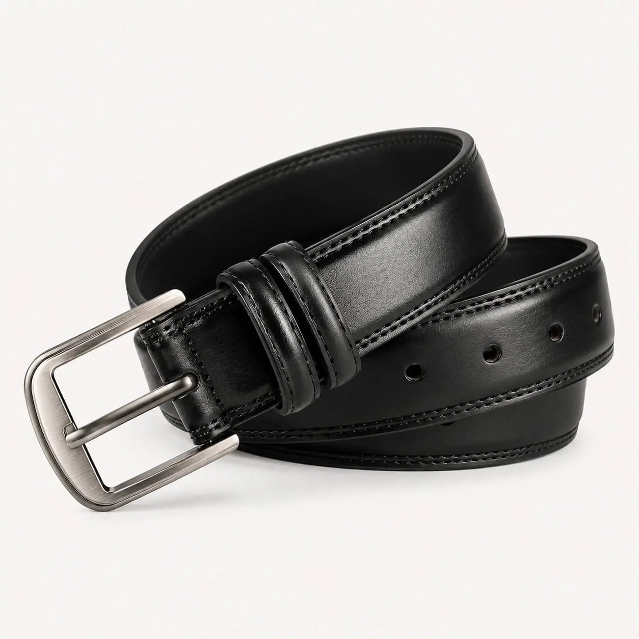 Cinto de Couro Masculino Preto | Soffisticata Belluno