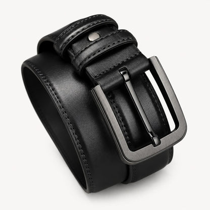Cinto de Couro Masculino Preto | Soffisticata Belluno