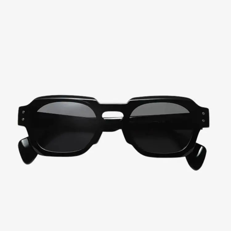 Óculos de sol masculino preto Soffisticata — vista frontal fechado