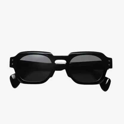 Óculos de sol masculino preto Soffisticata — vista frontal fechado