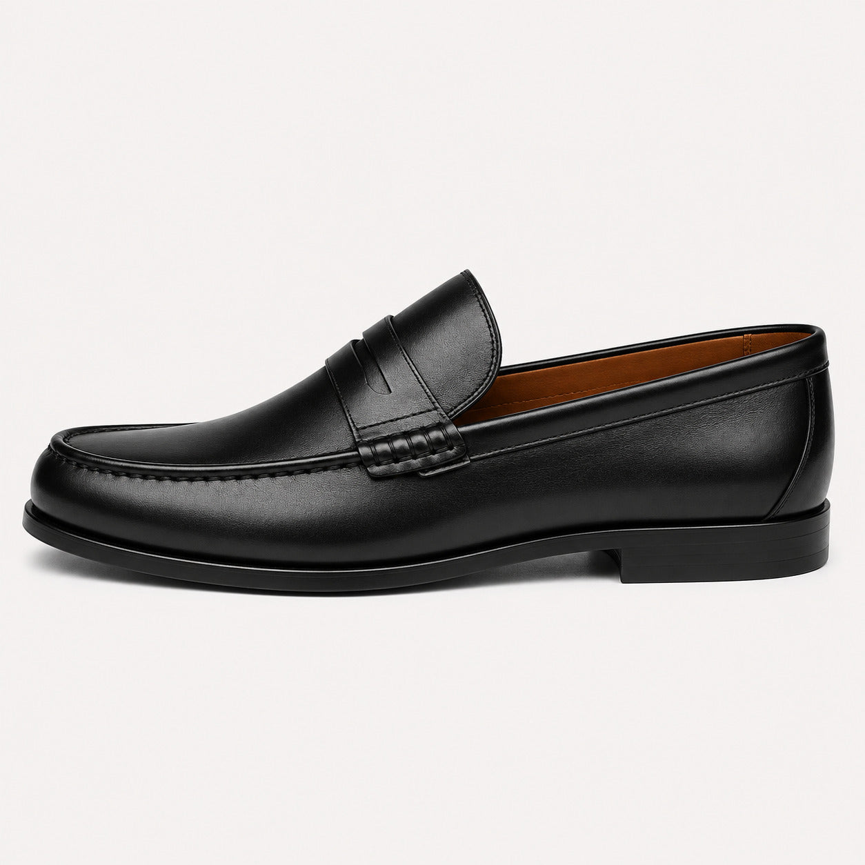 Sapato Loafer Masculino de Couro Preto | Soffisticata Penny