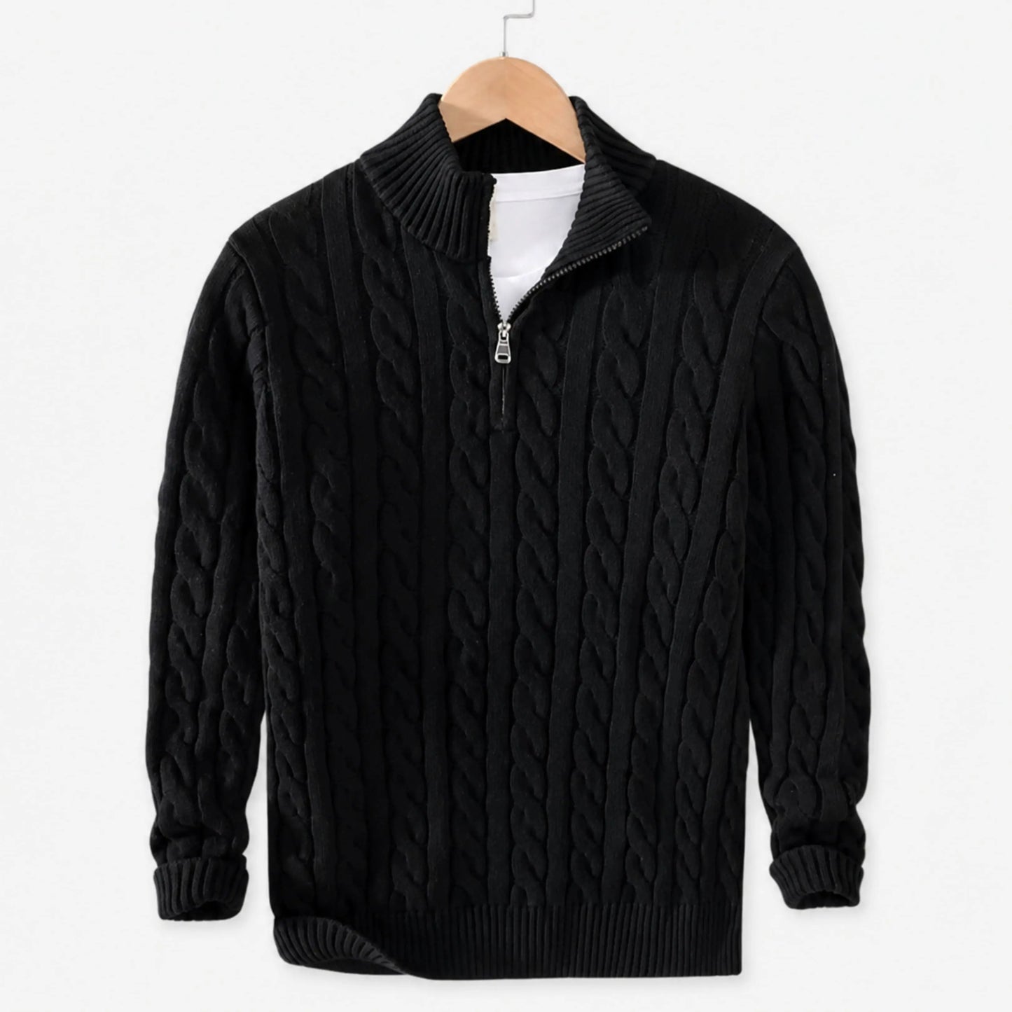 Suéter Masculino de Tricot Preto | Soffisticata