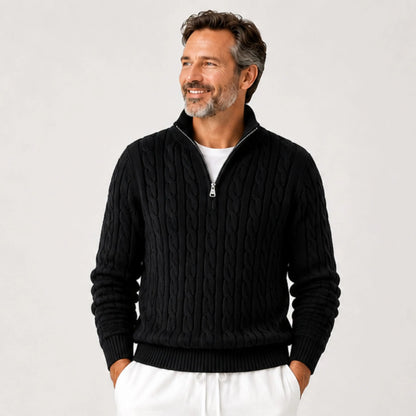 Suéter Masculino de Tricot Preto | Soffisticata